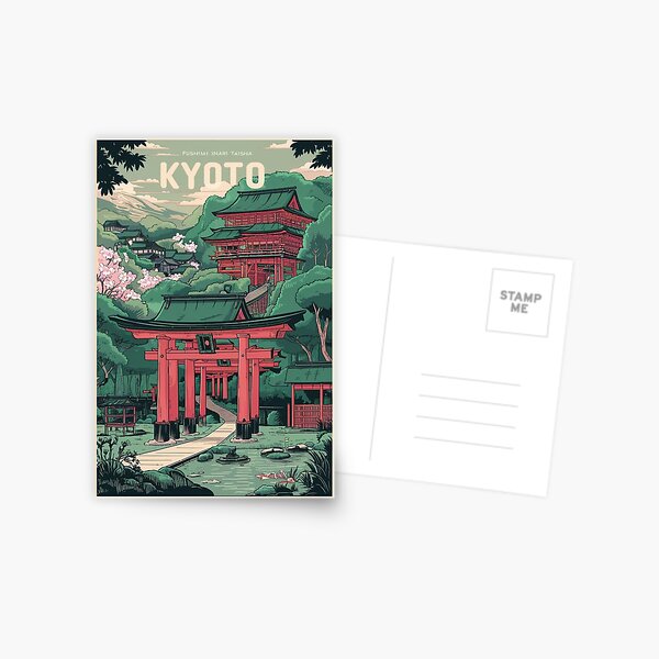 Item preview, Kyoto Travel Vintage  designed and sold by TravelWall.