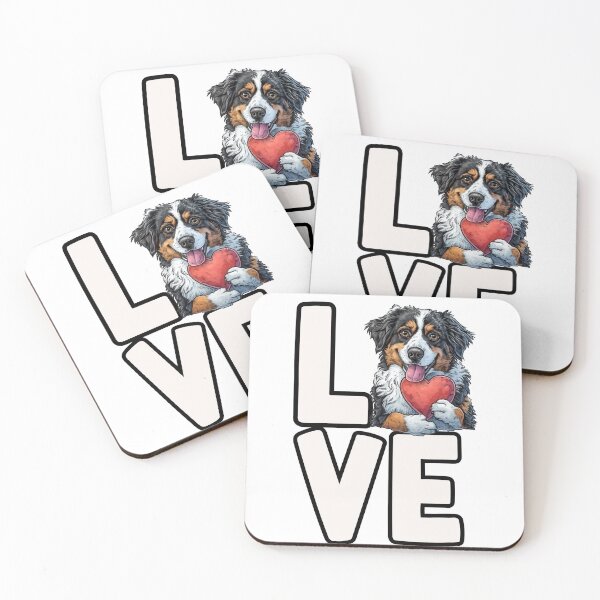 Item preview, Australian Shepherd Love designed and sold by TheAnimalZ00.