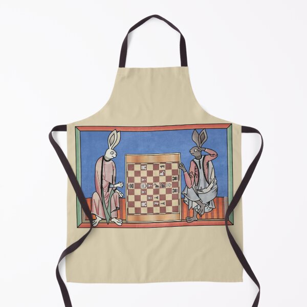 Item preview, Medieval Rabbits Playing Chess designed and sold by MargiKnights.