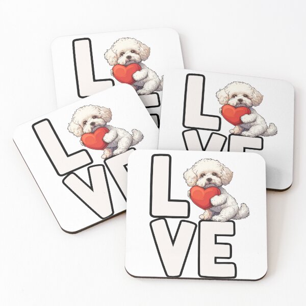 Item preview, Bichon Frise Love designed and sold by TheAnimalZ00.