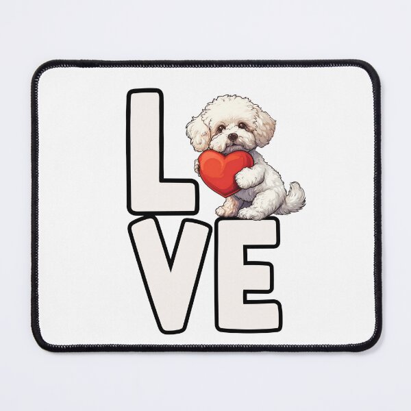 Item preview, Bichon Frise Love designed and sold by TheAnimalZ00.