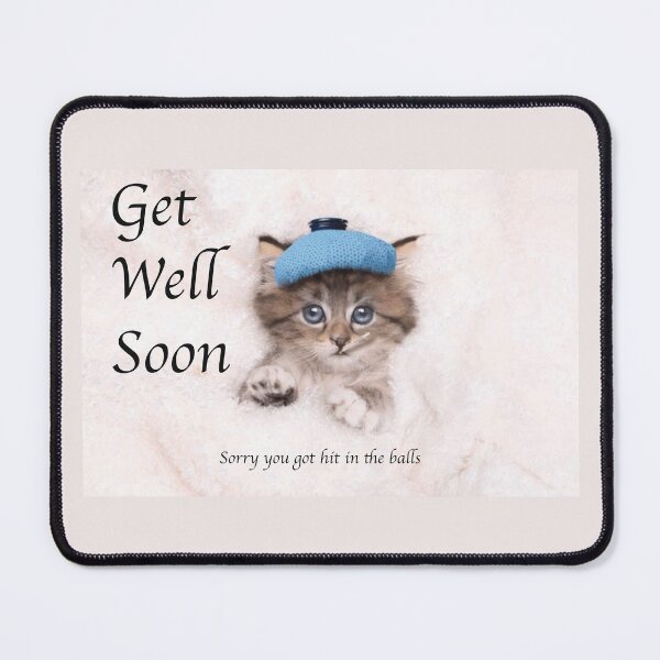 Item preview, Get Well Soon Cat designed and sold by muggypuggy.