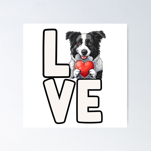 Item preview, Border Collie Love designed and sold by TheAnimalZ00.