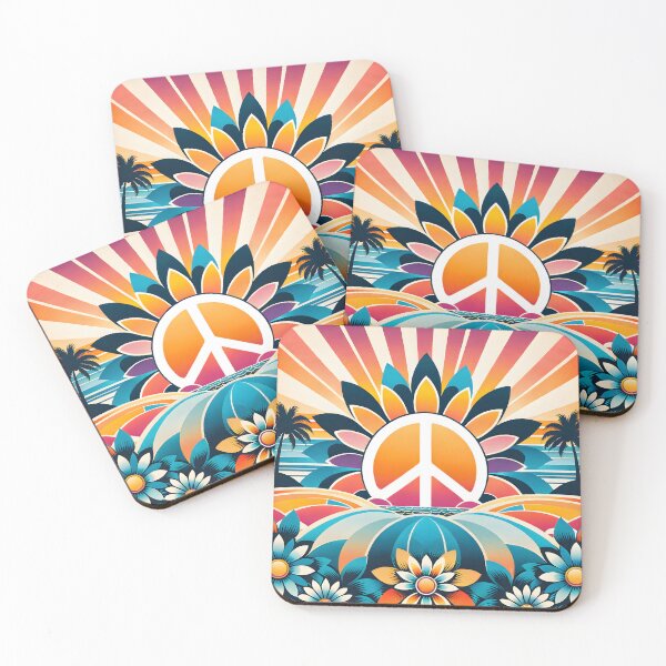 Item preview, Retro 70s Peace Sign designed and sold by Prints and Lifestyle.