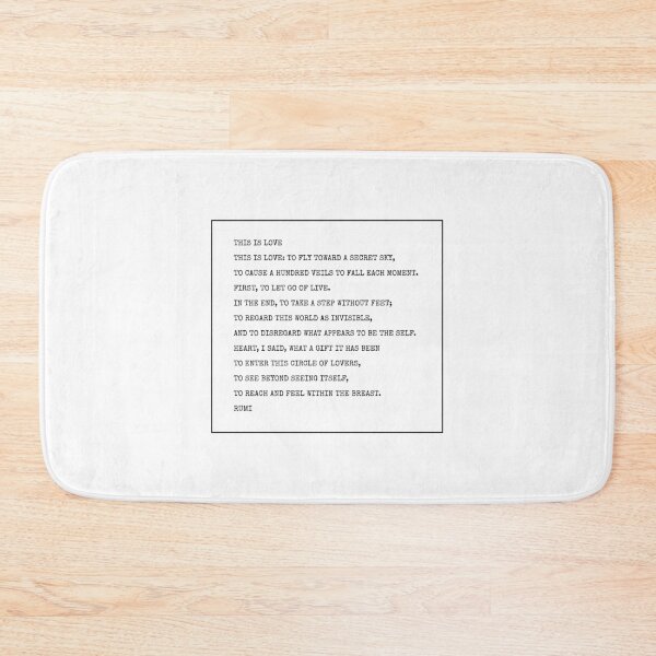 Item preview, Rumi Poem - This is Love designed and sold by Inspirationmotivation.