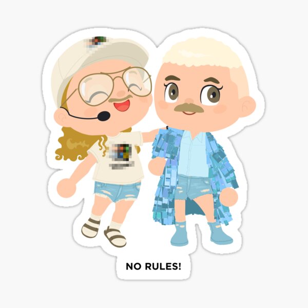 Item preview, No Rules! Windows95Man, ESC 2024 Finland designed and sold by Carob Cake.