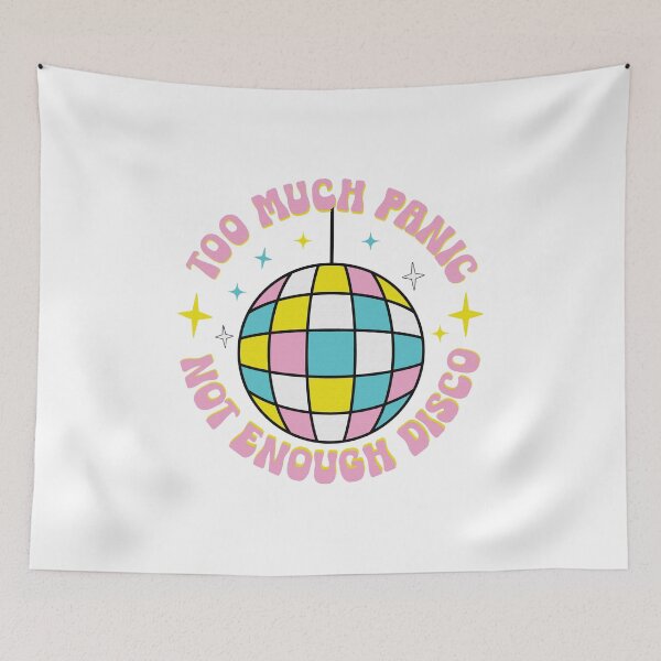 Item preview, Too much panic not enough disco designed and sold by hautehub.