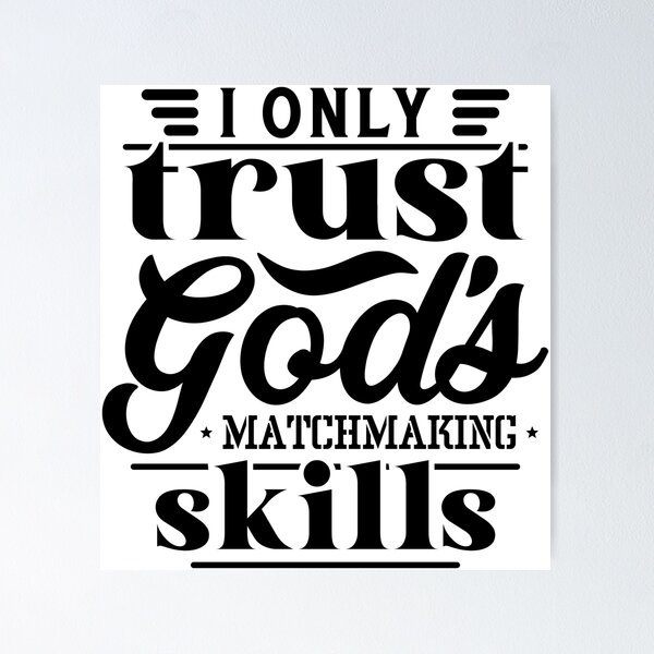Item preview, God's Matchmaking Skills (Black) designed and sold by RISEONLINE.