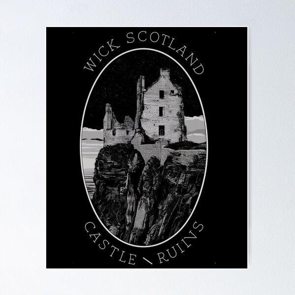 Item preview, wick scotland castle ruins designed and sold by By-LuQuiRRis.