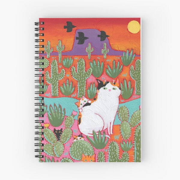 Item preview, Desert Mom and Kittens designed and sold by KilkennyCat Art.