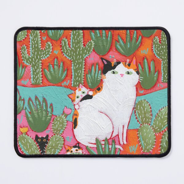 Item preview, Desert Mom and Kittens designed and sold by KilkennyCat Art.