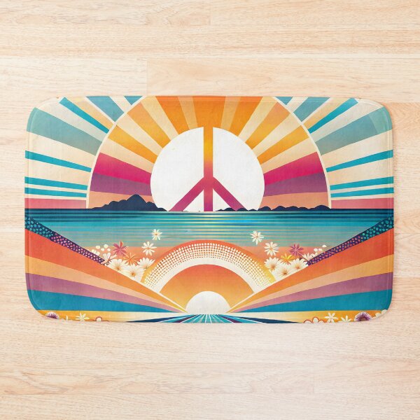 Item preview, Retro 70s Peace Sign designed and sold by Prints and Lifestyle.