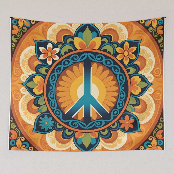 Item preview, Retro 70s Peace Sign designed and sold by Prints and Lifestyle.