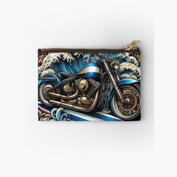 Item preview, Ride the Wave: A Fusion of Motorcycle and Ocean Art designed and sold by aminz4.