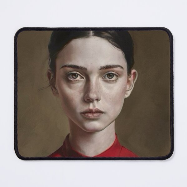 Item preview, Famous Paintings of Women | Cinematic French Woman Portrait Parisian Muse- Oil Painting…Art By Carraann designed and sold by CARRAANN.