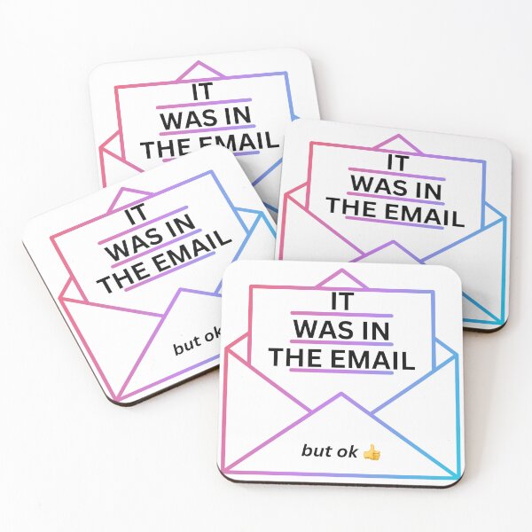 Item preview, It Was In The Email designed and sold by sommerscreative.