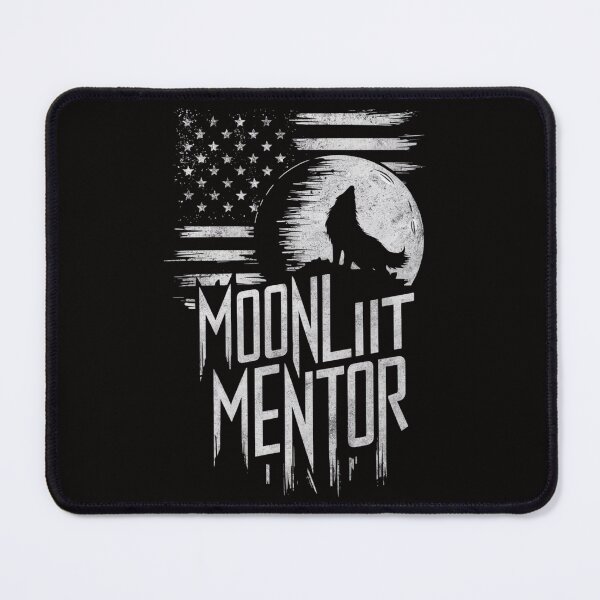 Item preview, Moonlit Mentor Wolf T-Shirt - Embrace the Wild and Free designed and sold by HOMEDESIGNPRINT.