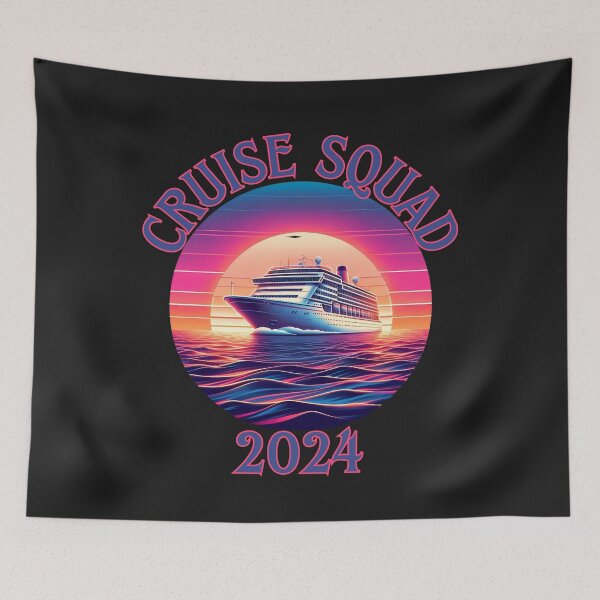 Item preview, Vibrant Cruise Squad 2024 Ocean Adventure designed and sold by elynne9.