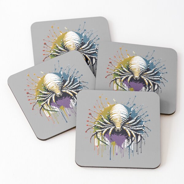 Item preview, a close up of a bug with paint splatters on it designed and sold by Enga6.