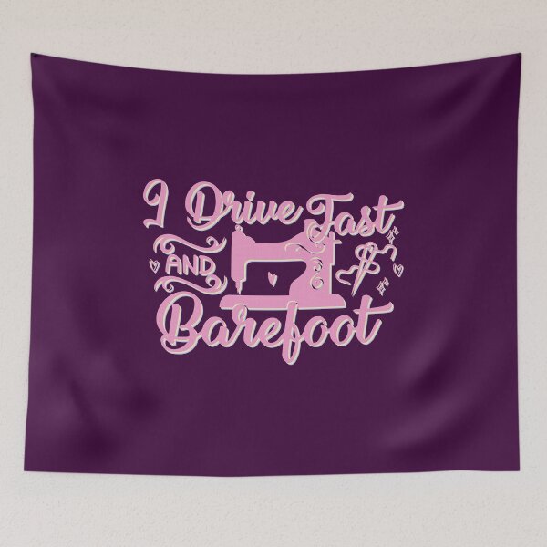 Item preview, i drive fast and barefoot designed and sold by hautehub.