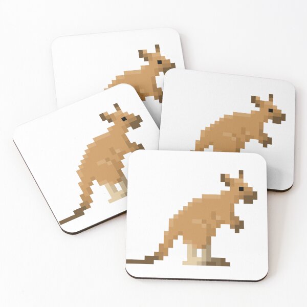 Item preview, Kangaroo pixel art designed and sold by Hobbes2594.