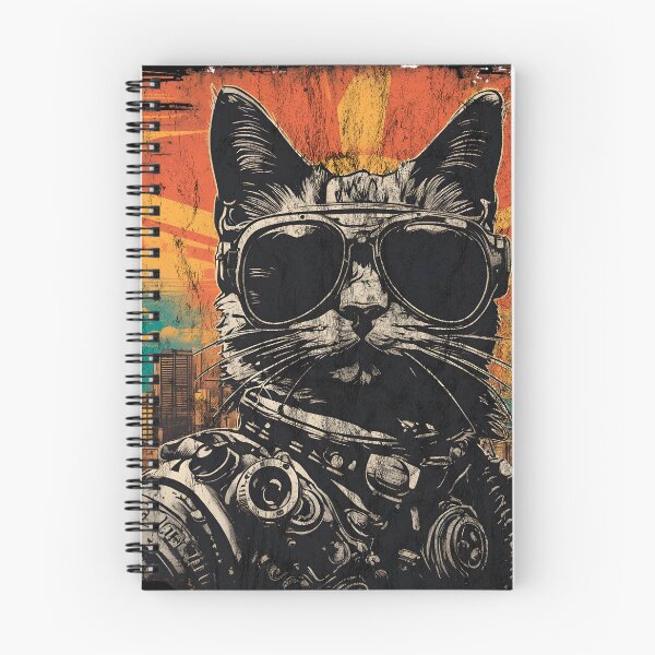 Aperçu de l'œuvre Lunettes de selfie pour chat et costume d'astronaute vintage créée et vendue par AnimatizStore.