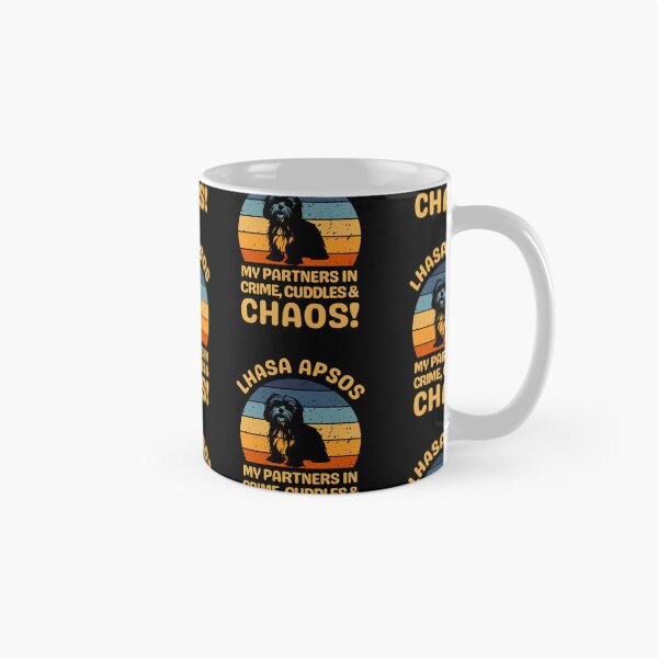 Item preview, Lhasa Apso My Partners In Crime Cuddles & Chaos designed and sold by AussieWonders.