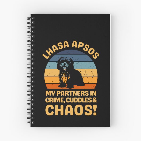 Item preview, Lhasa Apso My Partners In Crime Cuddles & Chaos designed and sold by AussieWonders.