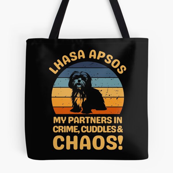 Item preview, Lhasa Apso My Partners In Crime Cuddles & Chaos designed and sold by AussieWonders.