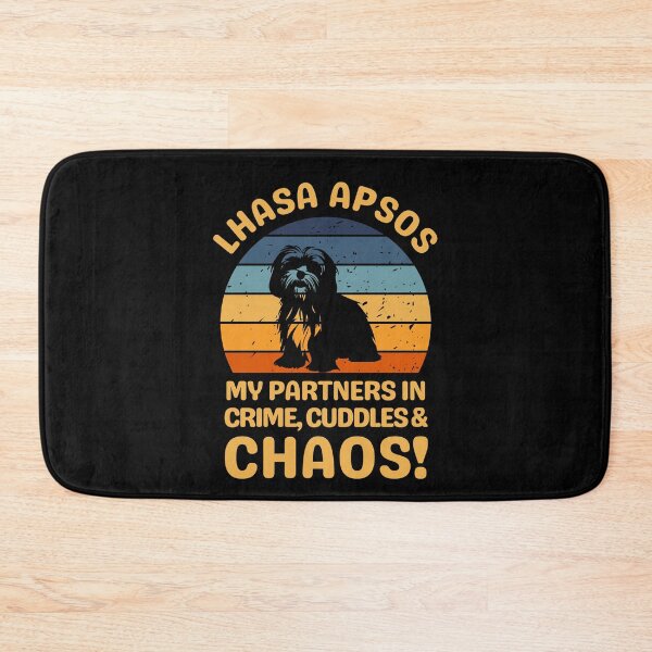 Item preview, Lhasa Apso My Partners In Crime Cuddles & Chaos designed and sold by AussieWonders.