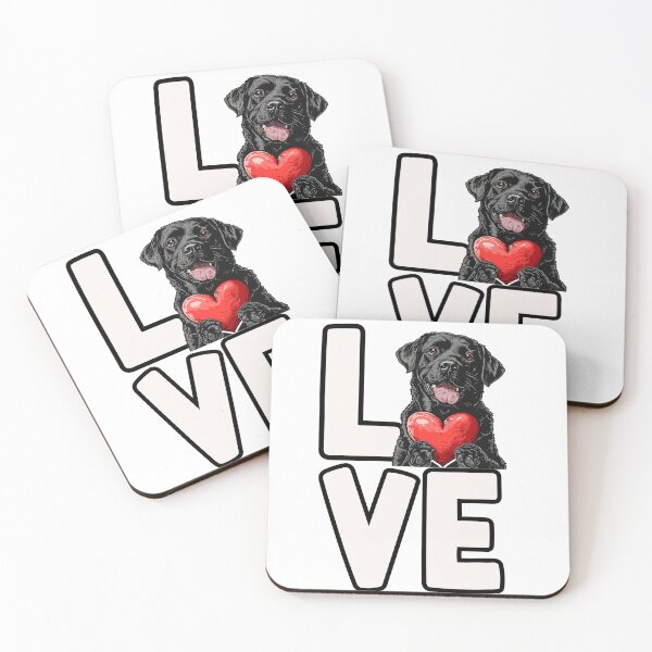 Item preview, Love Black Labrador Retriever designed and sold by TheAnimalZ00.