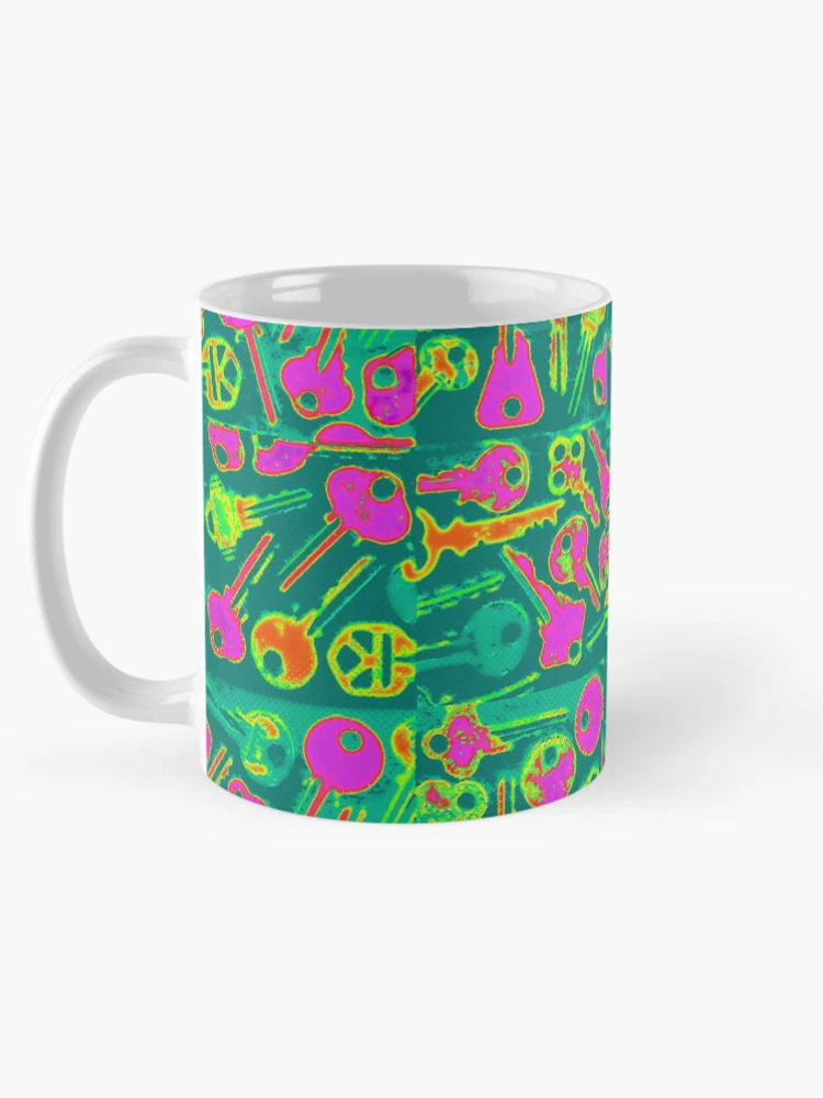 Thumbnail 5 of 6, Coffee Mug, Keys Raspberry Heatmap designed and sold by farreystudio.