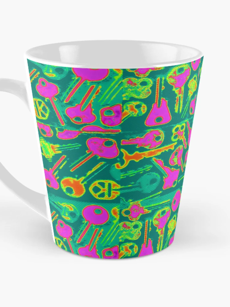 Thumbnail 3 of 4, Coffee Mug, Keys Raspberry Heatmap designed and sold by farreystudio.