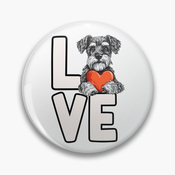 Item preview, Love Miniature Schnauzer designed and sold by TheAnimalZ00.