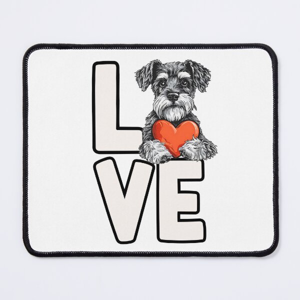 Item preview, Love Miniature Schnauzer designed and sold by TheAnimalZ00.