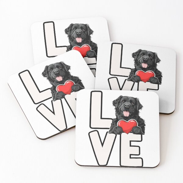 Item preview, Love Black Newfoundland Dog designed and sold by TheAnimalZ00.