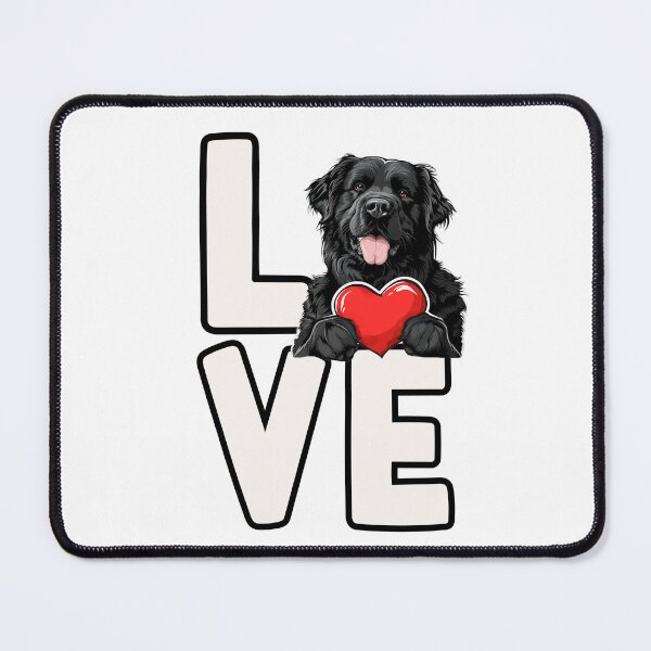 Item preview, Love Black Newfoundland Dog designed and sold by TheAnimalZ00.
