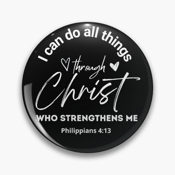 Item preview, Christ strengthens me bible verse designed and sold by TerraSanta.