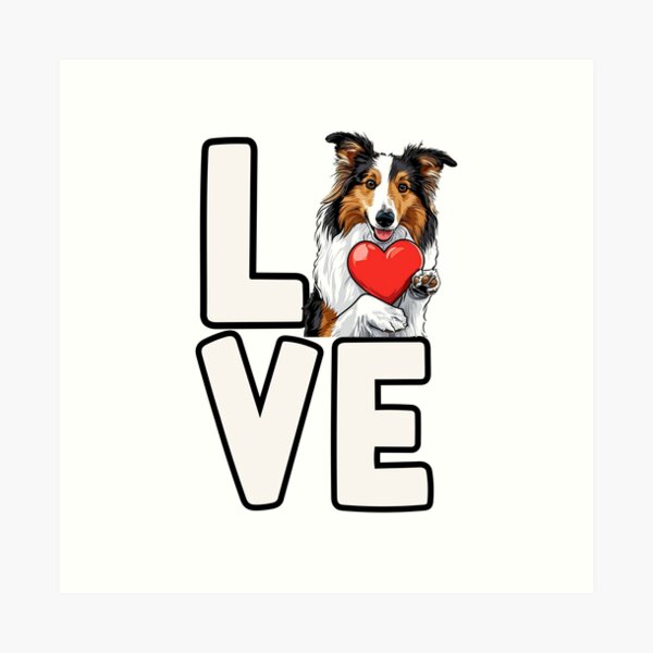 Item preview, Shetland Sheepdog Love designed and sold by TheAnimalZ00.