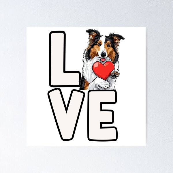 Item preview, Shetland Sheepdog Love designed and sold by TheAnimalZ00.