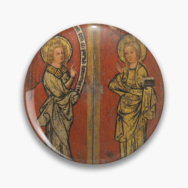 Item preview, Triptych of The Holy Face (Closed): The Annunciation Medieval Painting designed and sold by Oracle0702.