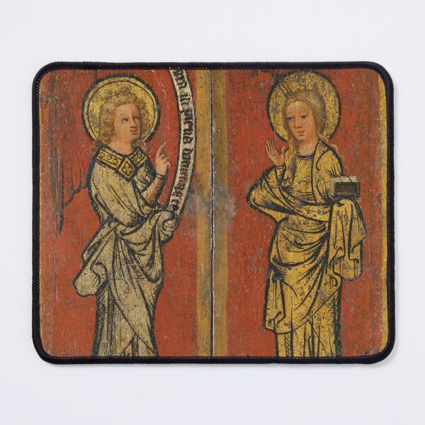 Item preview, Triptych of The Holy Face (Closed): The Annunciation Medieval Painting designed and sold by Oracle0702.