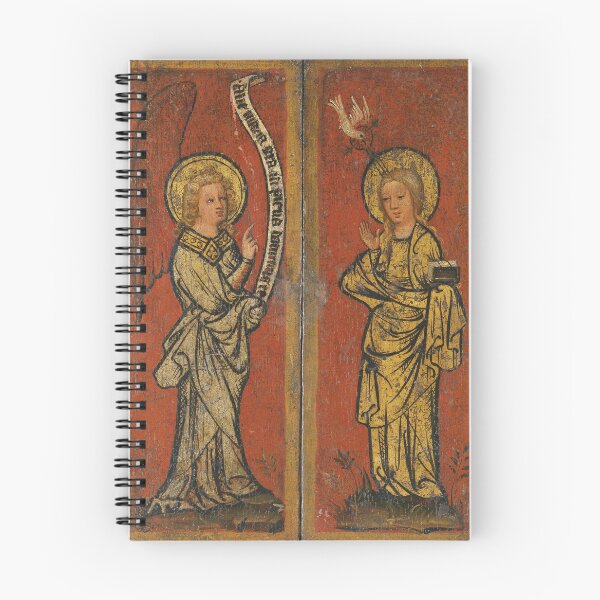 Item preview, Triptych of The Holy Face (Closed): The Annunciation Medieval Painting designed and sold by Oracle0702.