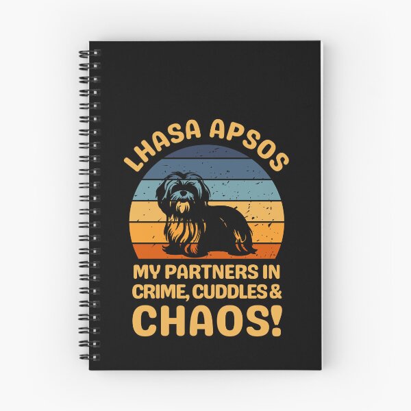 Item preview, Lhasa Apso My Partners In Crime Cuddles & Chaos designed and sold by AussieWonders.