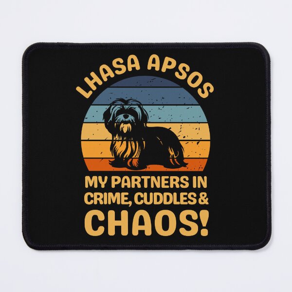 Item preview, Lhasa Apso My Partners In Crime Cuddles & Chaos designed and sold by AussieWonders.
