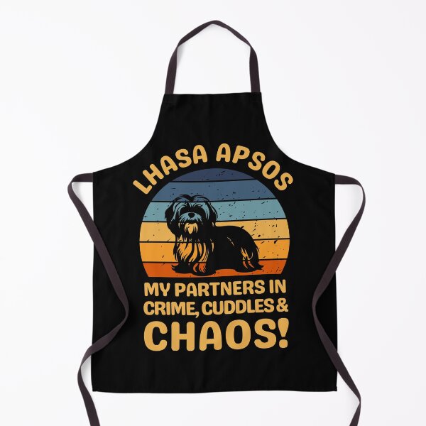 Item preview, Lhasa Apso My Partners In Crime Cuddles & Chaos designed and sold by AussieWonders.