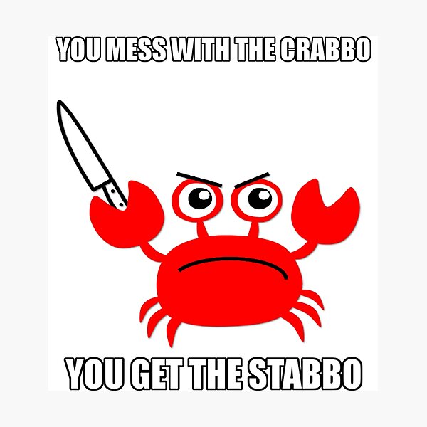 Item preview, Crabbo Stabbo designed and sold by kenzappell.
