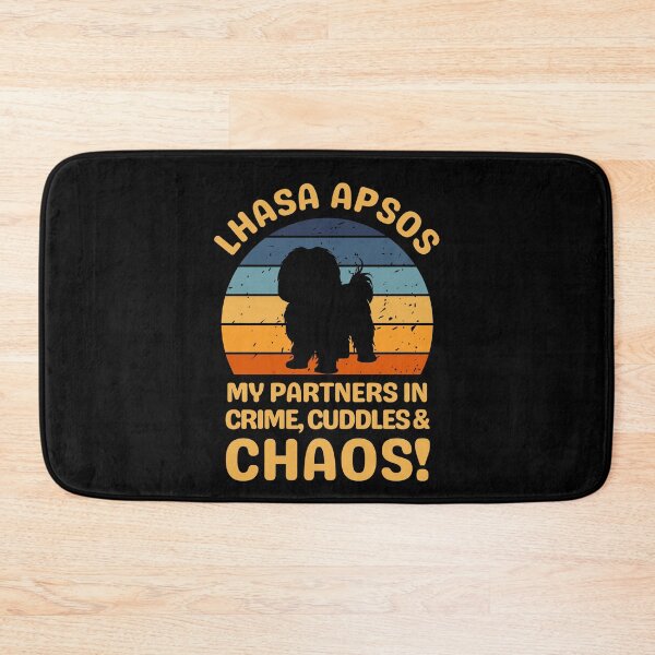 Item preview, Lhasa Apso My Partners In Crime Cuddles & Chaos designed and sold by AussieWonders.
