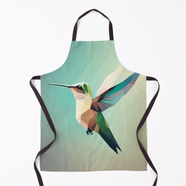 Item preview, Low Poly Hummingbird Vector Art. Humming Bird in Flight designed and sold by kakarikihill.