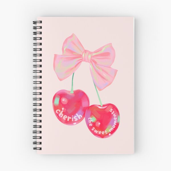 Item preview, Cherish the Sweet Moments | Holographic Coquette Cherry Pink Bow  designed and sold by Kimochi-Shop.